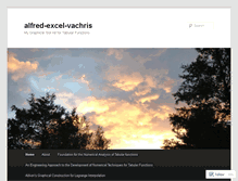 Tablet Screenshot of alfred-excel-vachris.com